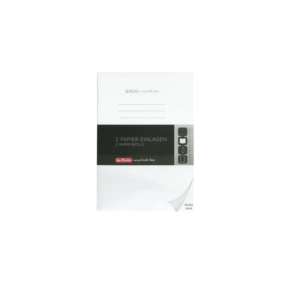 herlitz-refill-f-r-notizheft-flex-a5-blanko-wei-2-x-40-blatt image 1