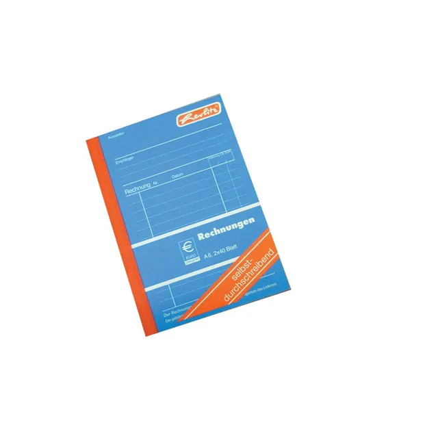 herlitz-888552-rechnungsbuch-a6-2-x-40-blatt-selbstdurchschreibend-5-st-ck image 1