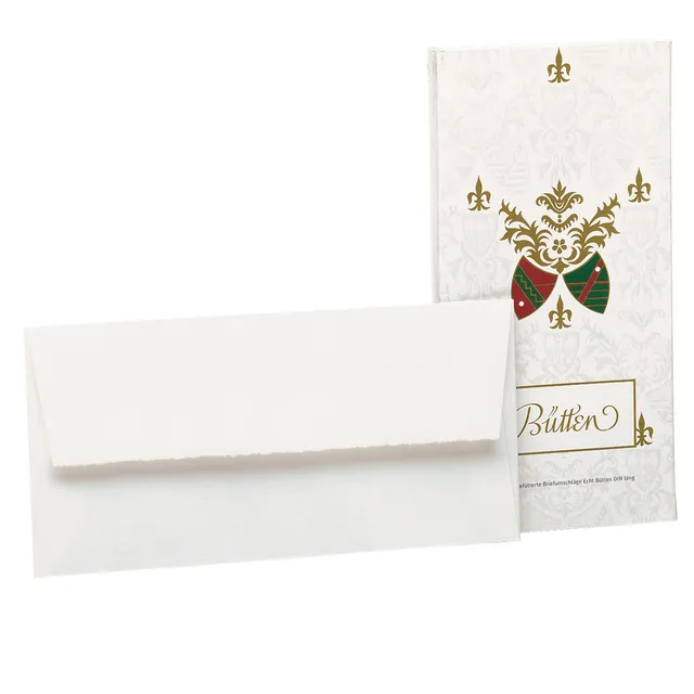 r-ssler-briefumschlag-din-lang-b-tten-papier-20-st-ck-mit-seidenfutter image 1