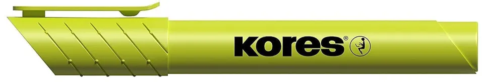 kores-high-liner-textmarker-gelb-12er-pack-mit-keilspitze image 1