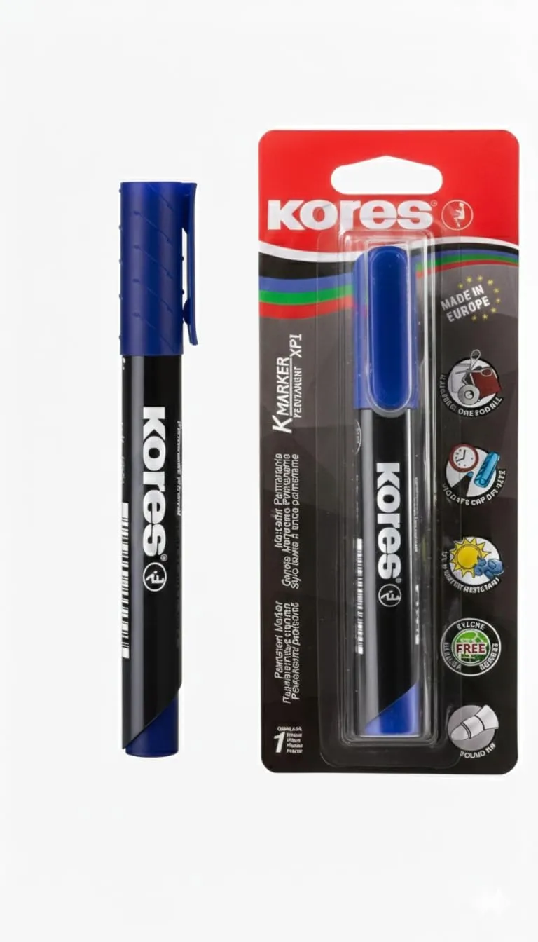 kores-xp1-permanent-marker-rundspitze-3-mm-blau image 1