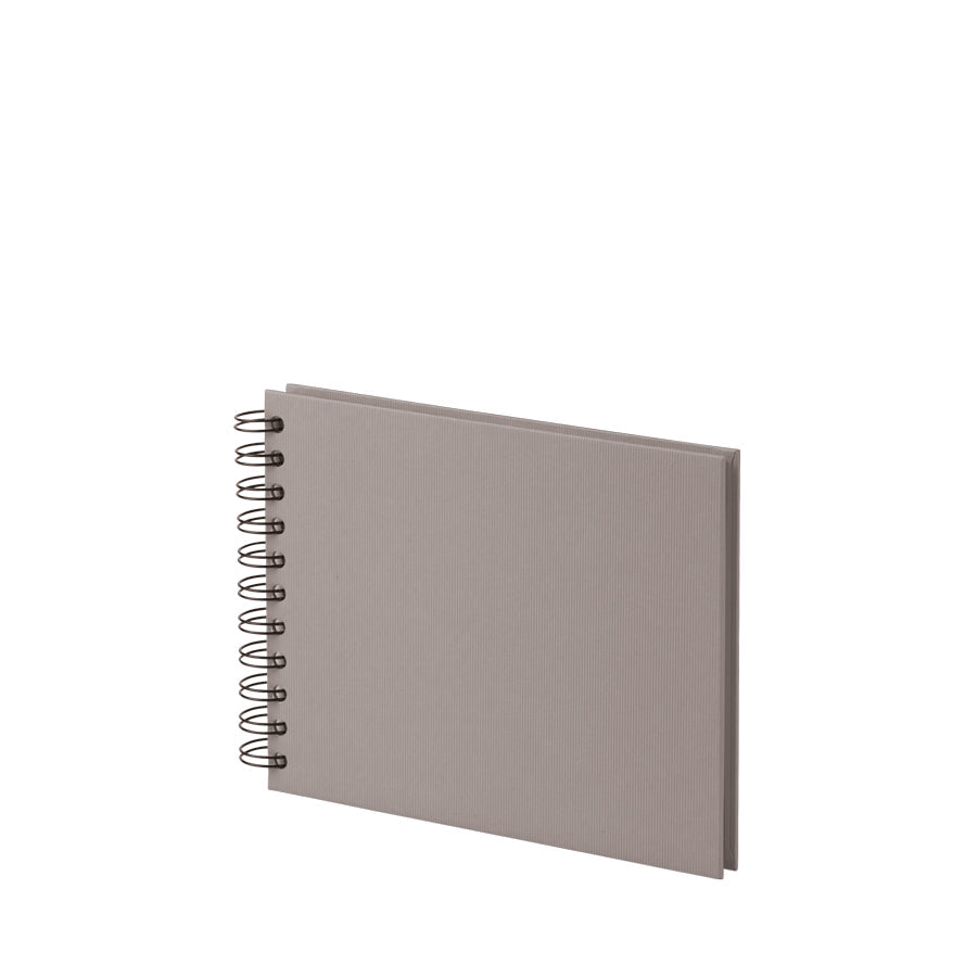 r-ssler-s-o-h-o-spiral-fotoalbum-blanko-19-5x14-5cm-40-seiten-taupe image 1