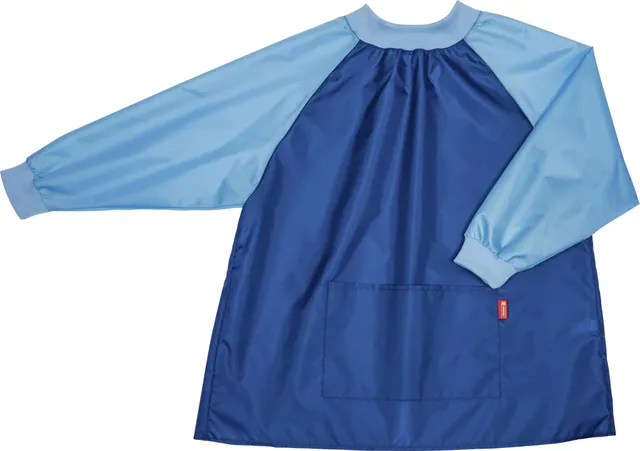 brunnen-ergoline-kindersch-rze-mit-rmeln-blau image 1