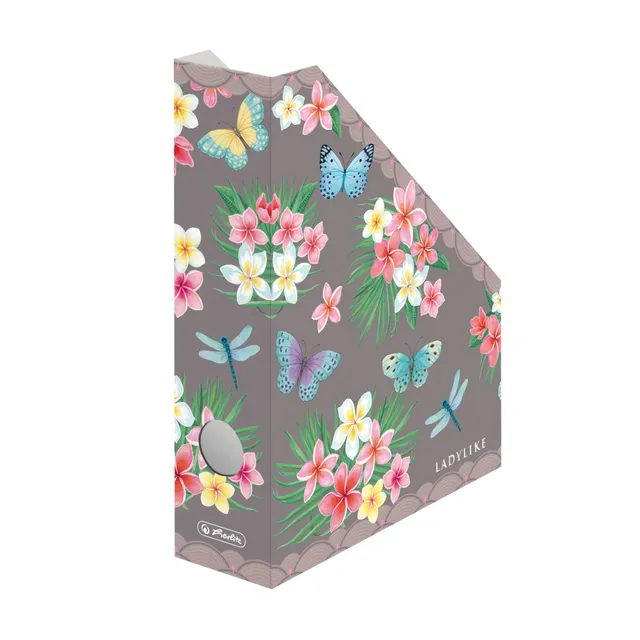 herlitz-stehsammler-a4-ladylike-butterflies-wellpappe-7cm-r-cken image 1