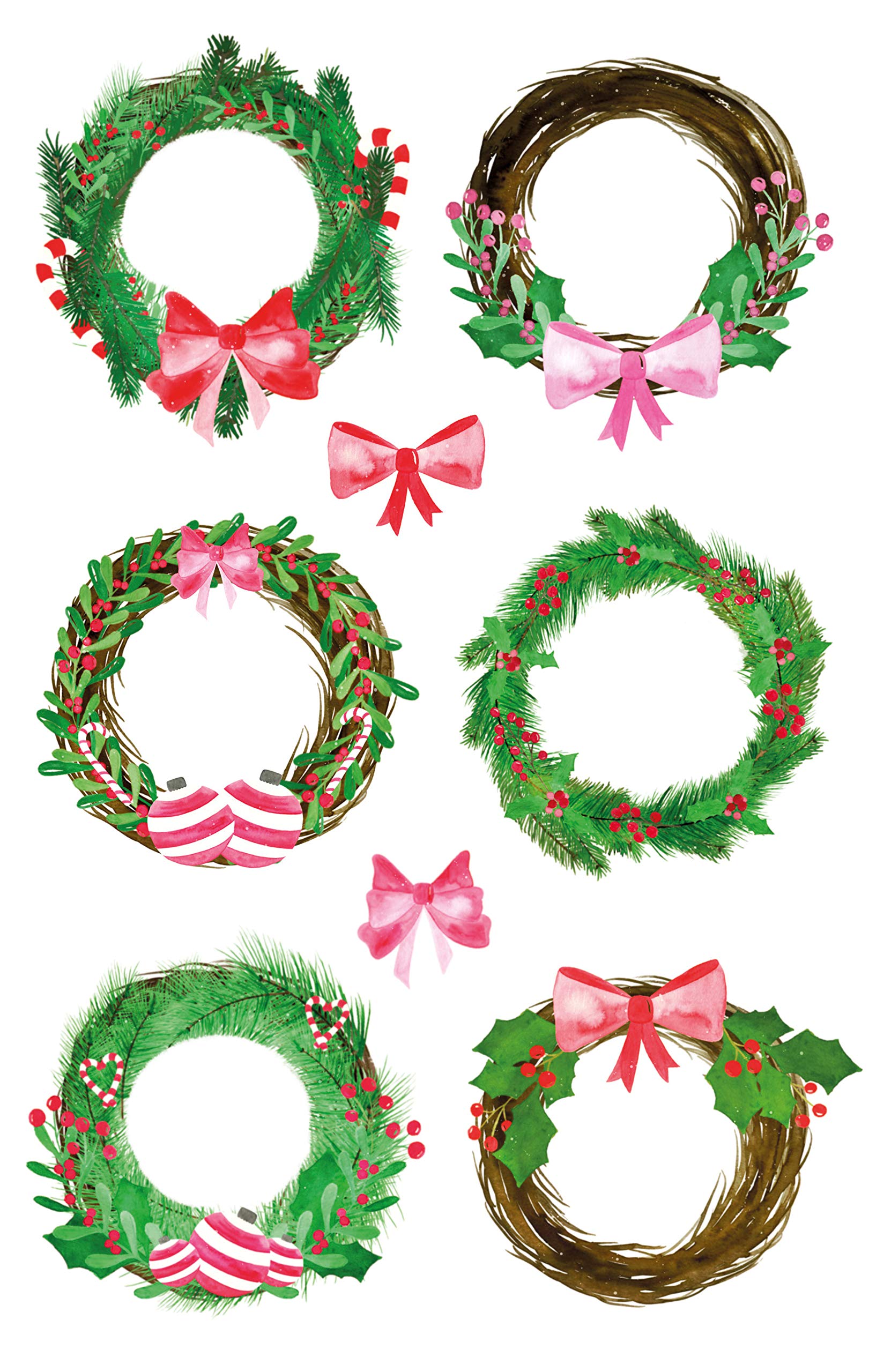 avery-zweckform-z-design-52295-weihnachtsaufkleber-kr-nze-schleifen-16-st-ck image 1