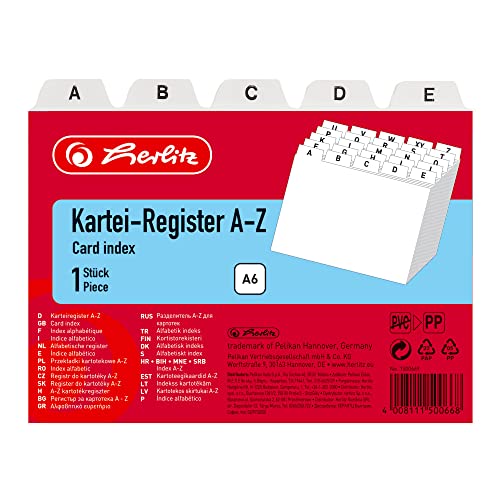 herlitz-karteiregister-a6-pp-25-teilig-a-z-wei-1500669 image 7