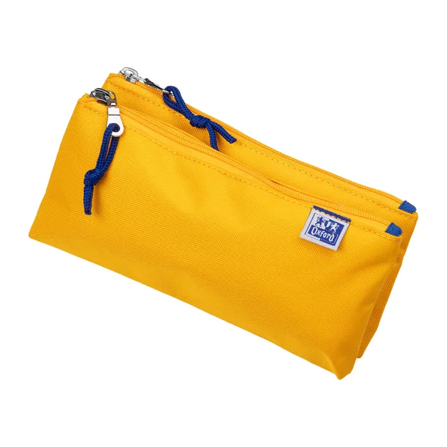 oxford-federm-ppchen-doppel-fach-2-taschen-gelb-22x8x10cm image 1