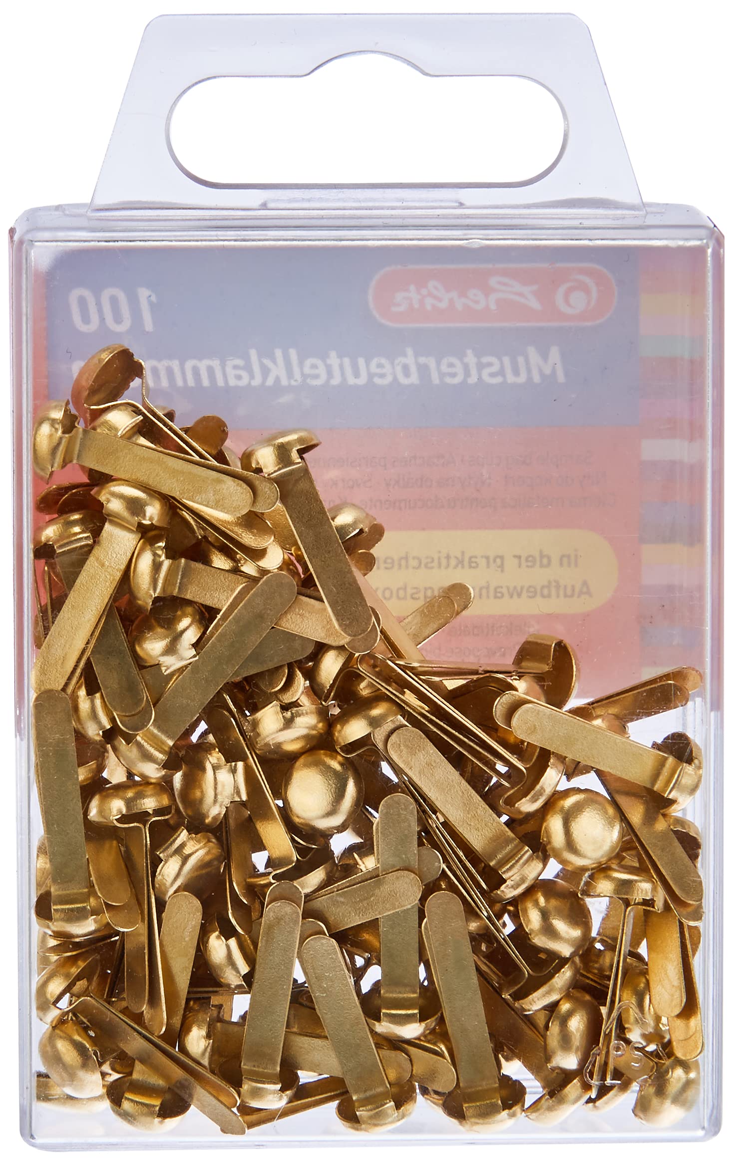 herlitz-musterbeutelklammern-rundkopf-metall-messing-100-st-ck-h-ngebox image 2