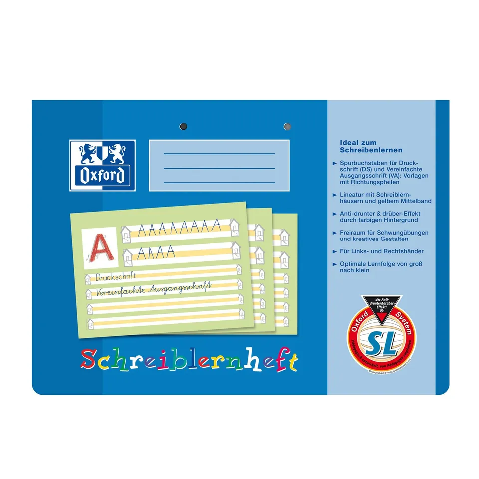 oxford-schreiblernheft-a4-quer-lineatur-sl-16-blatt-10-st-ck image 1