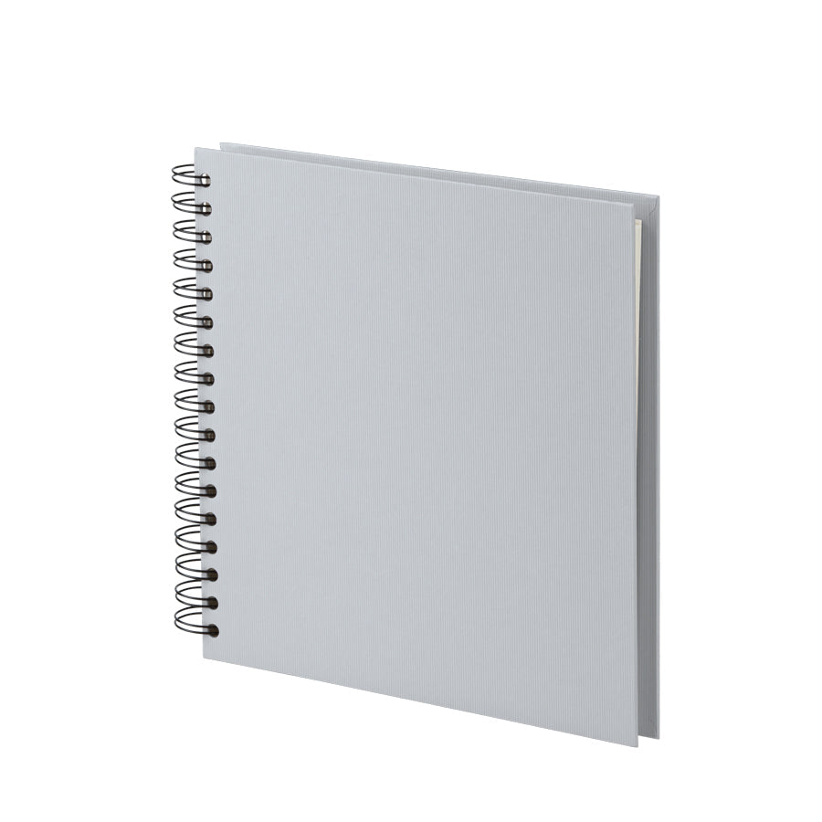 r-ssler-s-o-h-o-spiral-fotoalbum-blanko-25x23cm-60-seiten-stone-grau image 1