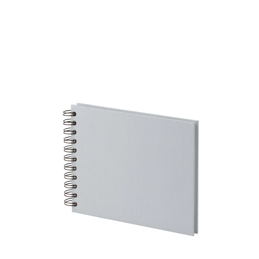 r-ssler-s-o-h-o-spiral-fotoalbum-blanko-19-5x14-5cm-40-seiten-stone-grau image 1