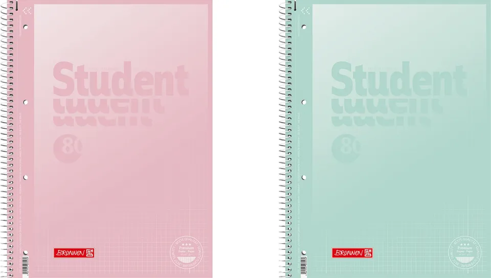 brunnen-collegeblock-premium-student-pastell-a4 image 1