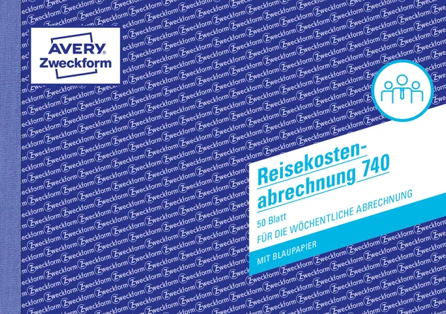 avery-zweckform-740-reisekostenabrechnung-a5-quer-50-blatt-wei image 1