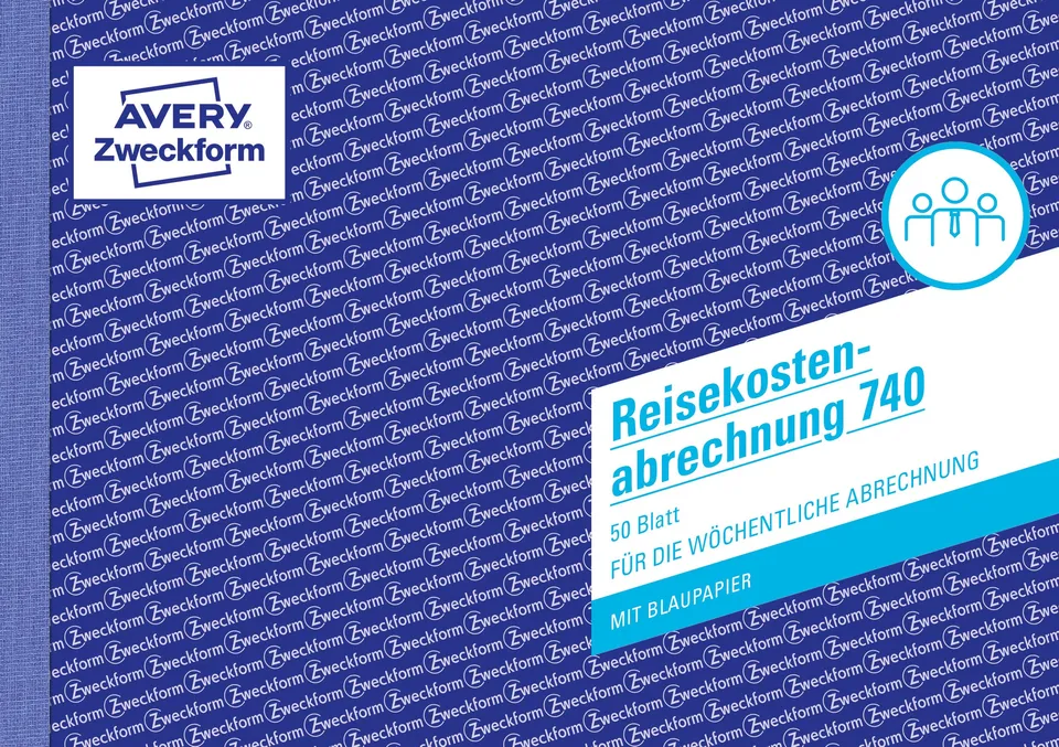 avery-zweckform-740-reisekostenabrechnung-a5-quer-50-blatt-wei image 1