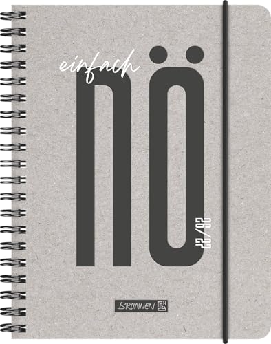 brunnen-sch-lerkalender-nope-2026-2027-a6-karton-grau-schwarz-18-monate-juli-202 image 6