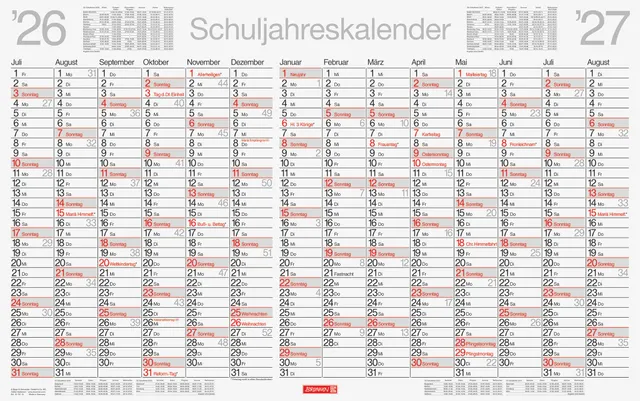brunnen-schuljahreskalender-2026-2027-abwischbar-750x470-mm image 1