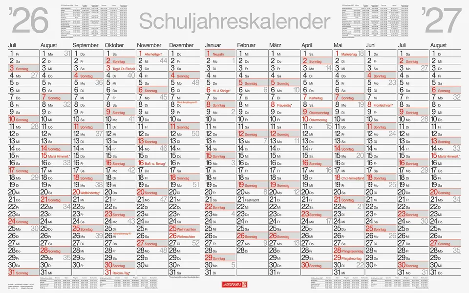 brunnen-schuljahreskalender-2026-2027-abwischbar-750x470-mm image 1