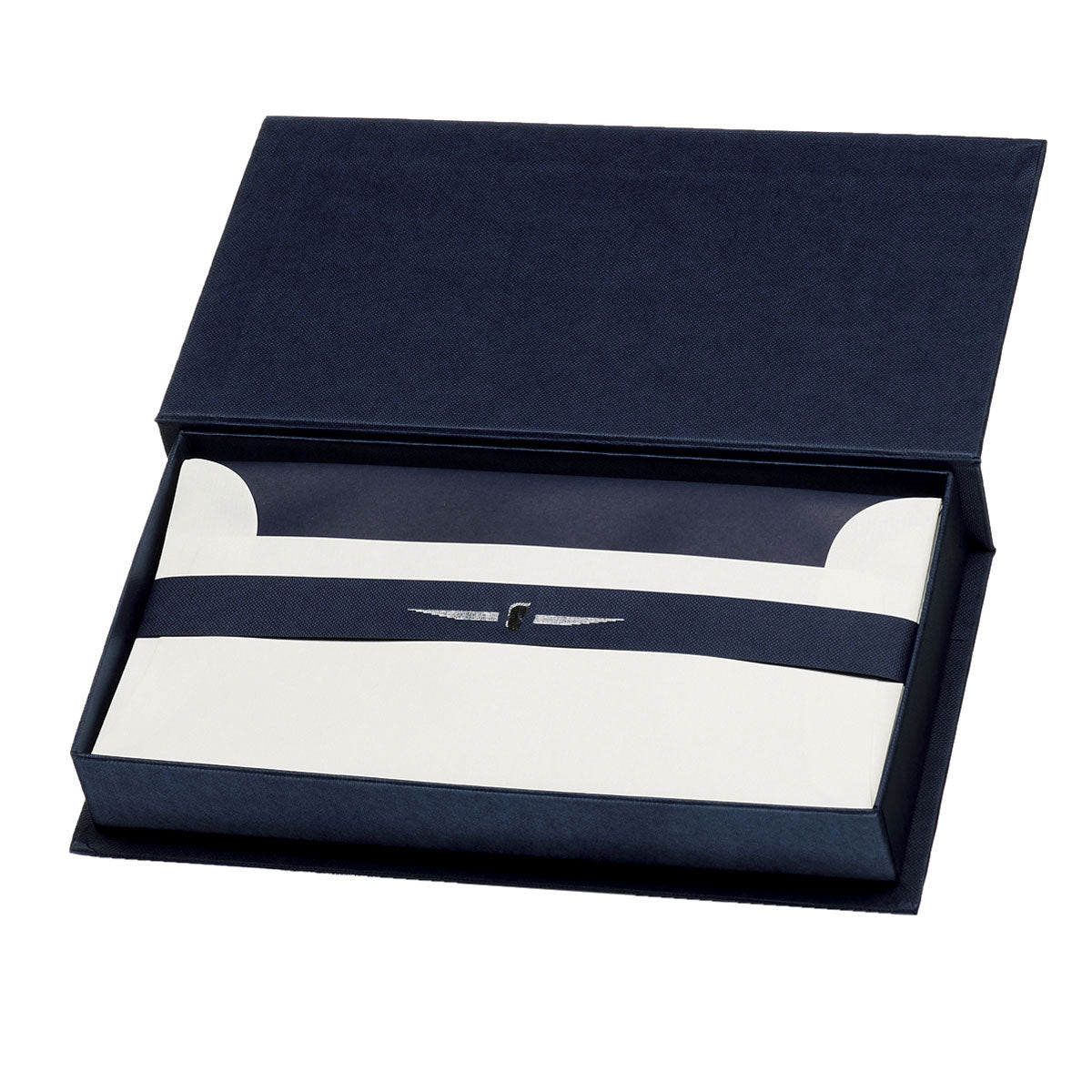 r-ssler-paper-royal-kartenkassette-din-lang-geripptes-papier-mit-seidenfutter-bl image 1