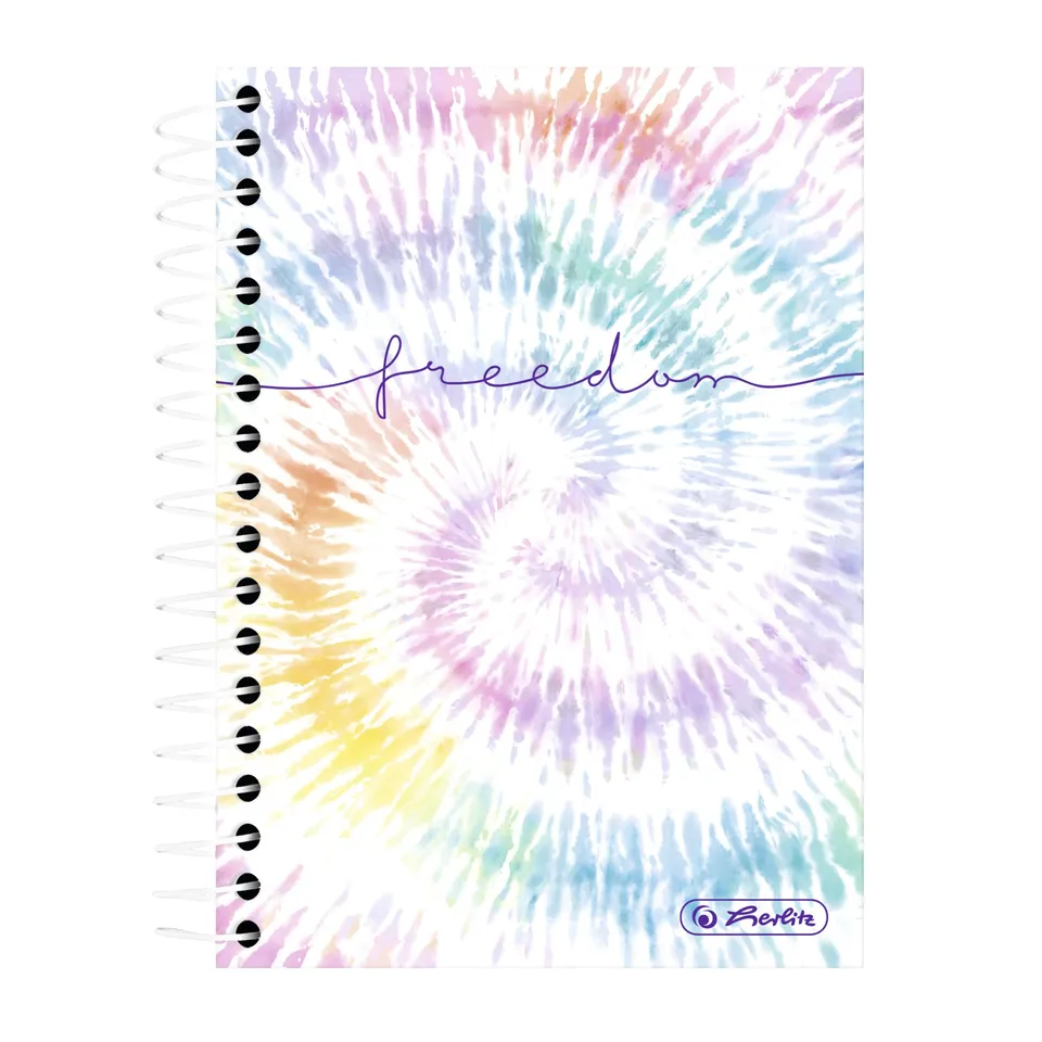 herlitz-spiral-notizbuch-my-book-a6-kariert-200-blatt-motiv-new-batic-freedom image 1