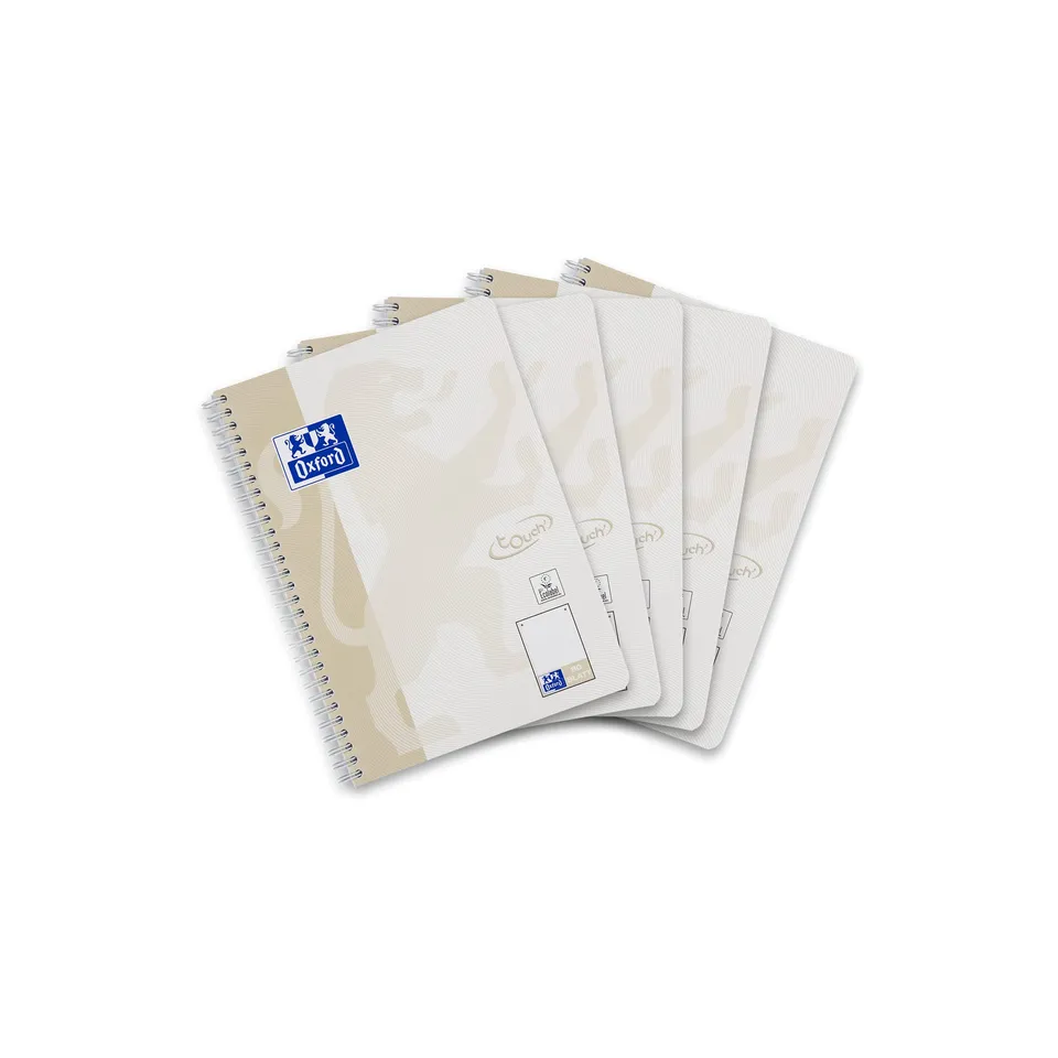 oxford-touch-collegeblock-b5-punktkariert-lichtgrau-5-st-ck image 1