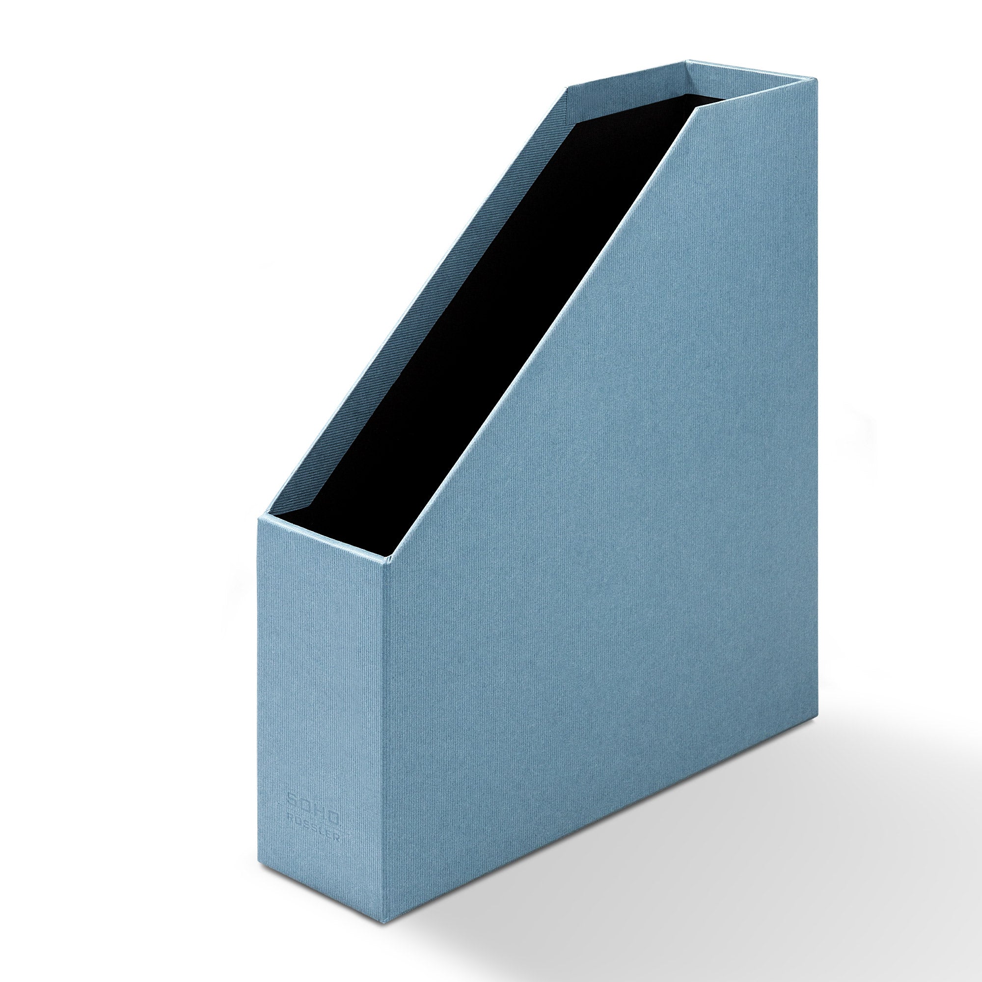 r-ssler-s-o-h-o-stehsammler-a4-zeitschriftensammler-denim-blau image 2