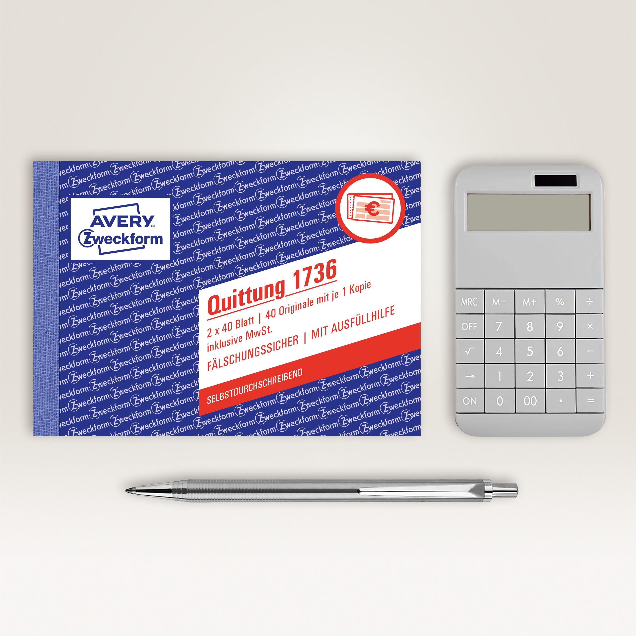 avery-zweckform-1736-5-quittungsblock-a6-quer-2x40-blatt-5er-pack image 3