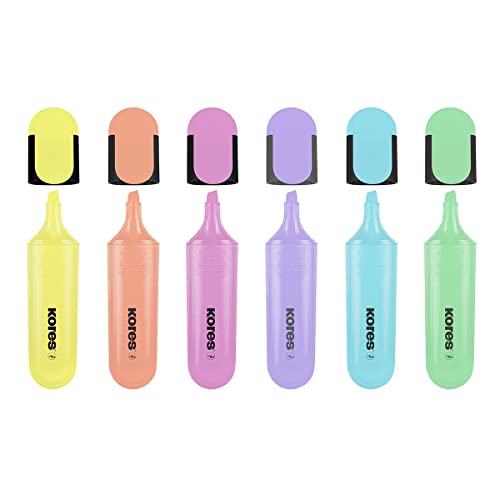 kores-bright-liner-textmarker-keilspitze-6er-set-pastell-tm36166 image 7