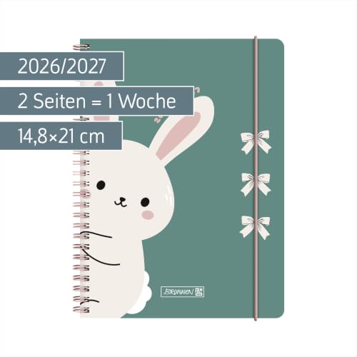 brunnen-sch-lerkalender-2026-2027-bunny-a5-2-seiten-1-woche-18-monate image 8