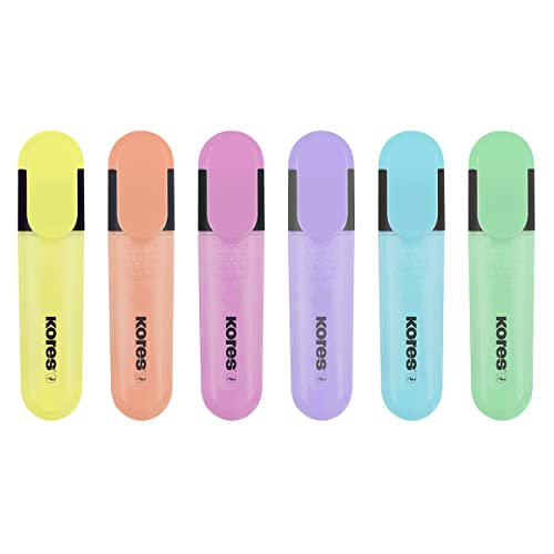 kores-bright-liner-textmarker-keilspitze-6er-set-pastell-tm36166 image 8