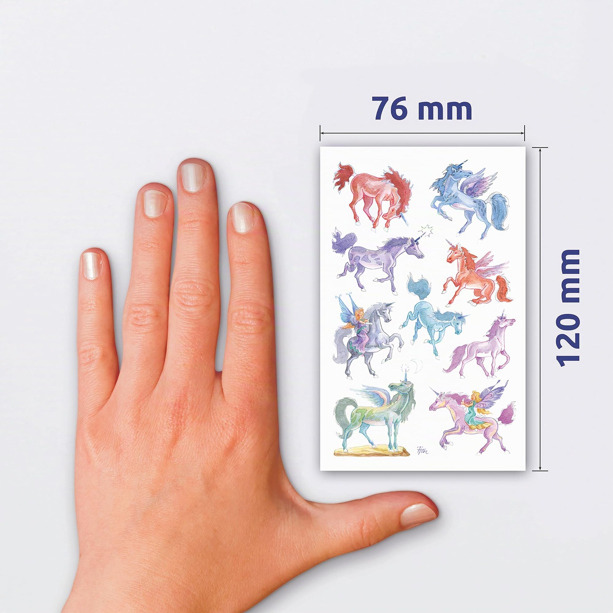 avery-zweckform-z-design-53148-kinder-sticker-einh-rner-18-aufkleber image 3