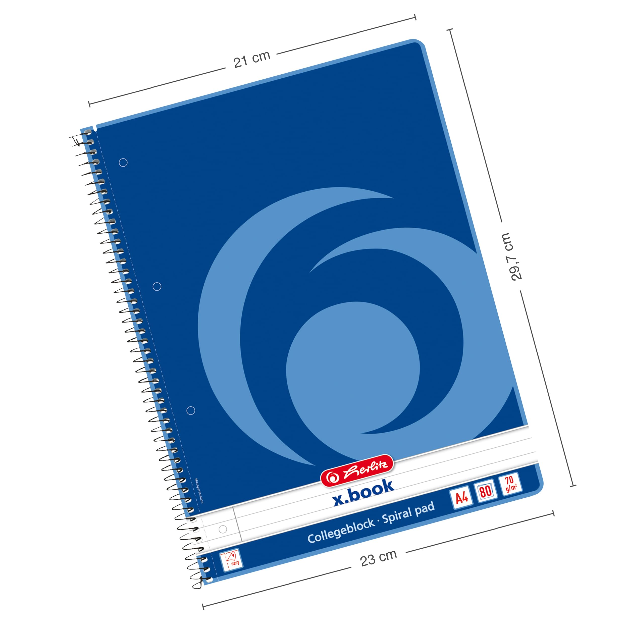 herlitz-collegeblock-a4-liniert-80-blatt-5-st-ck image 2