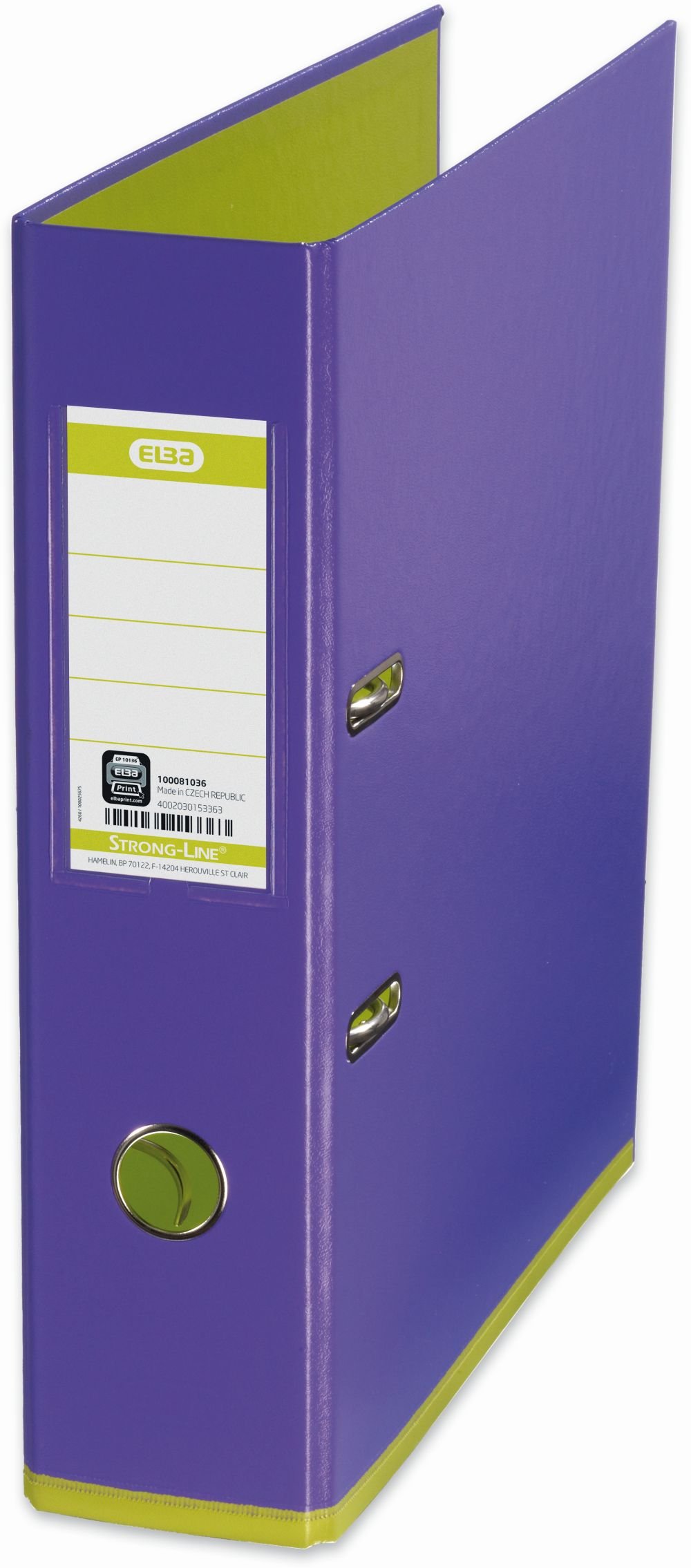 oxford-ordner-mycolour-a4-8-cm-zweifarbig-violett-hellgr-n image 1