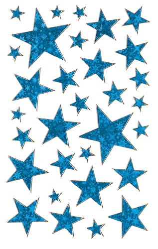 avery-zweckform-z-design-52259-weihnachtsaufkleber-sterne-blau-28-st-ck image 6