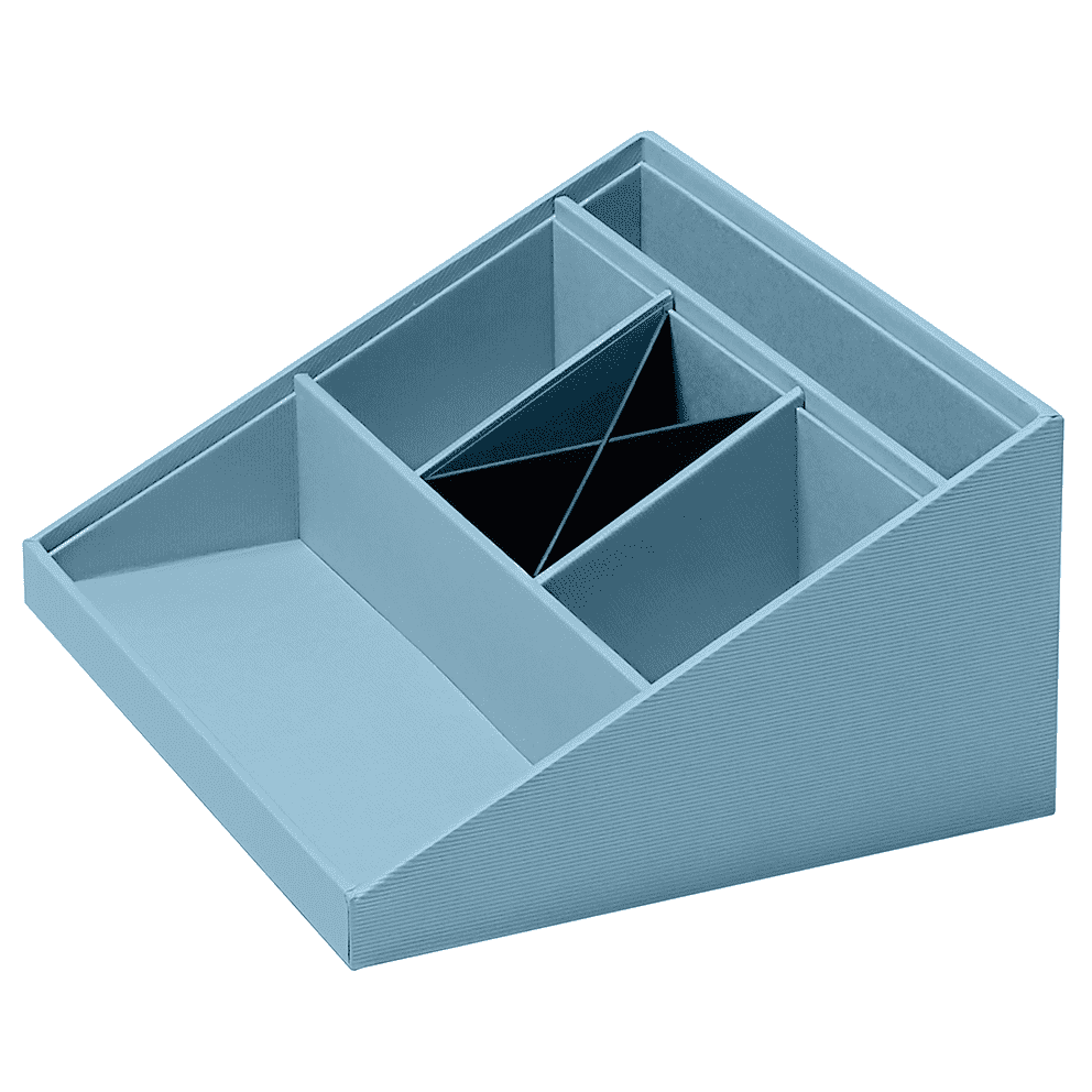 r-ssler-s-o-h-o-schreibtisch-organizer-mit-5-f-chern-denim image 6