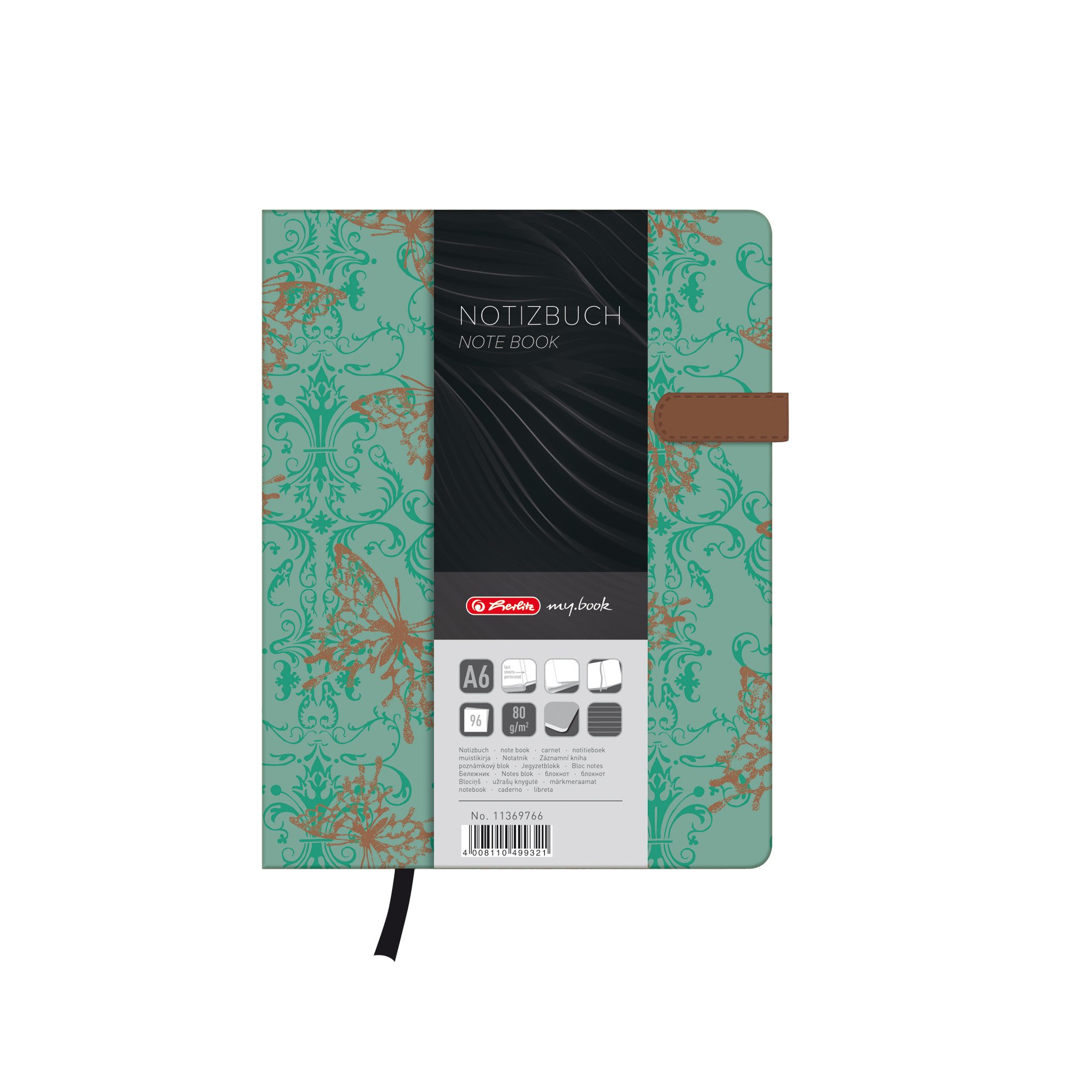 herlitz-my-book-lady-pure-notizbuch-a6-liniert-mit-magnetverschluss-96-blatt image 7
