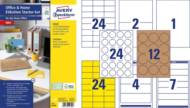 avery-zweckform-49300-office-home-etiketten-set-189-aufkleber-3-teilig image 1