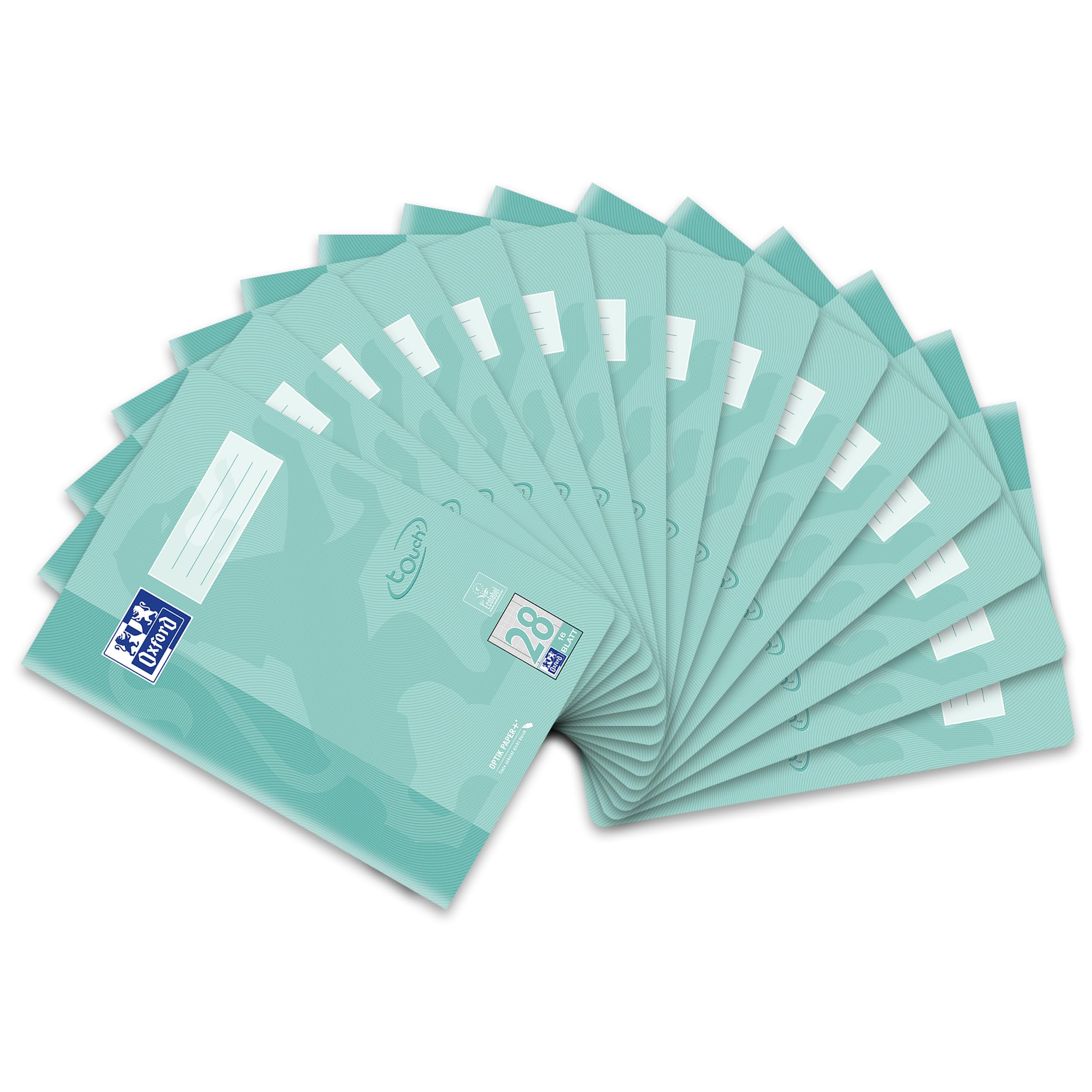 oxford-schulheft-touch-a4-lineatur-26-kariert-16-blatt-pastell-blau-15er-pack image 8