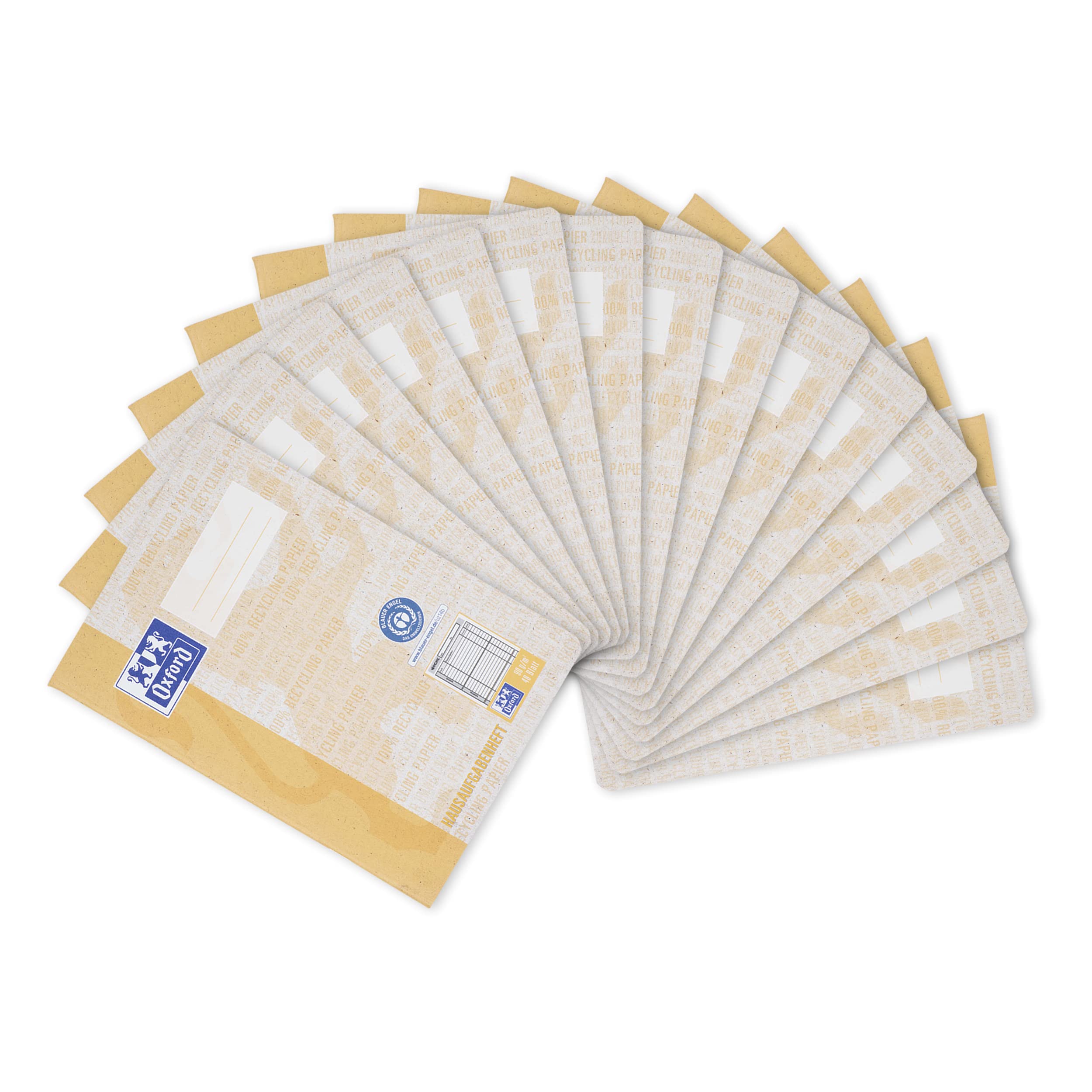 oxford-recycling-hausaufgabenheft-a5-48-blatt-10-st-ck image 1