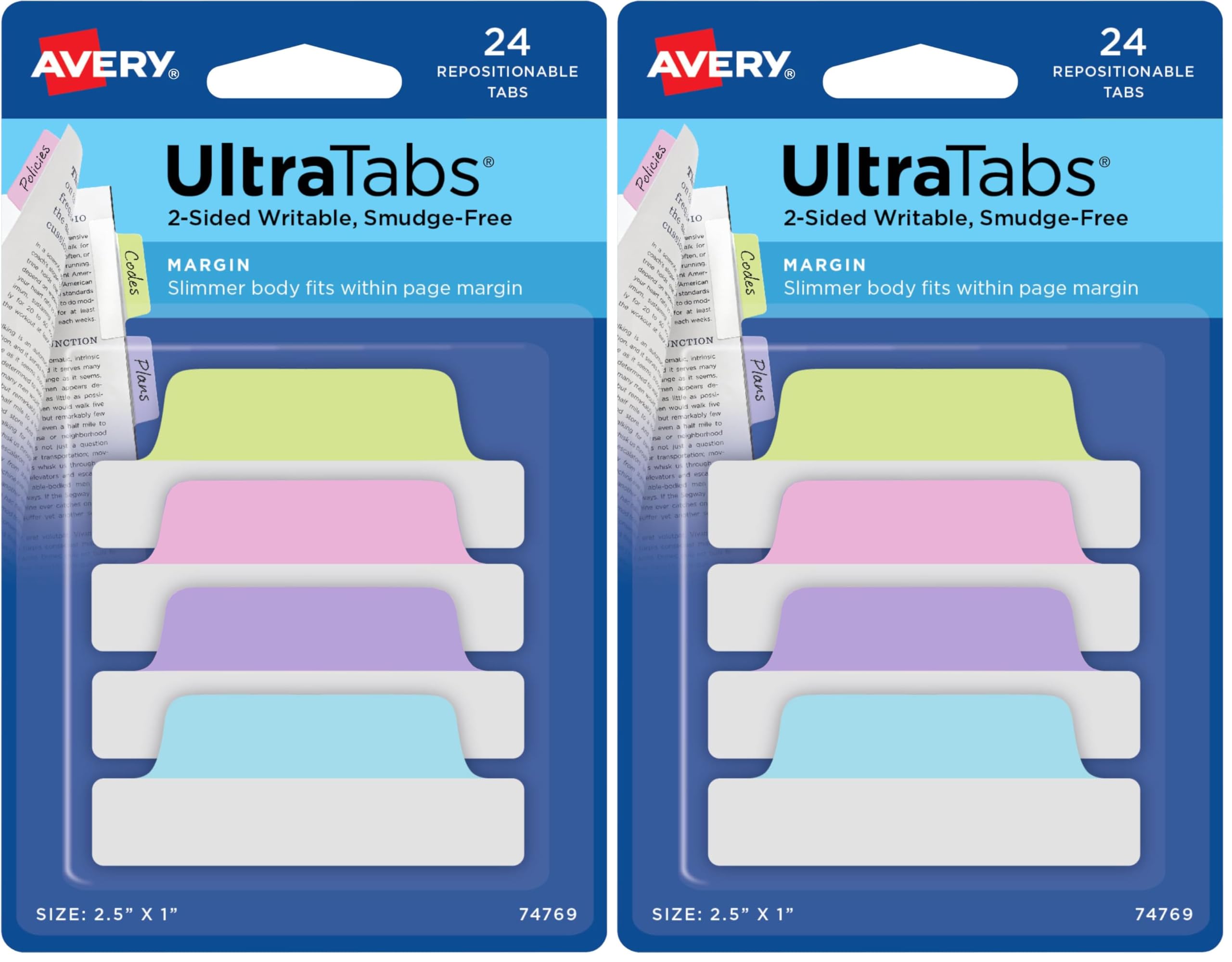 avery-zweckform-74768-ultratabs-haftstreifen-transparent-pastell-63-5x25-4-mm-24 image 7