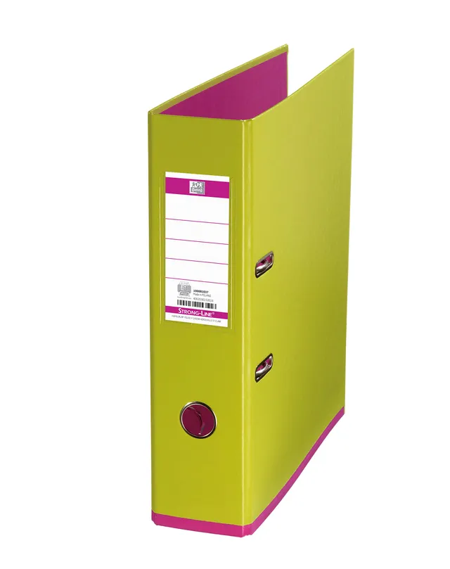oxford-mycolour-ordner-a4-8-cm-breit-hellgr-n-pink-bicolour image 1