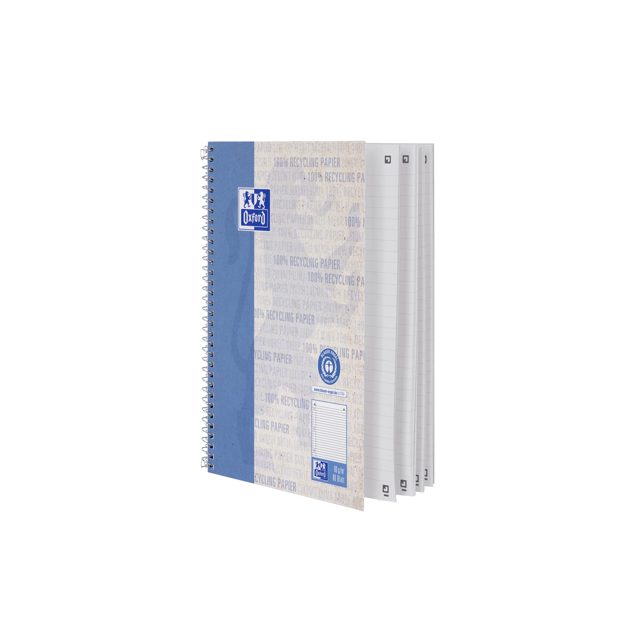 oxford-recycling-collegeblock-a5-liniert-mit-rand-80-blatt-5-st-ck image 7
