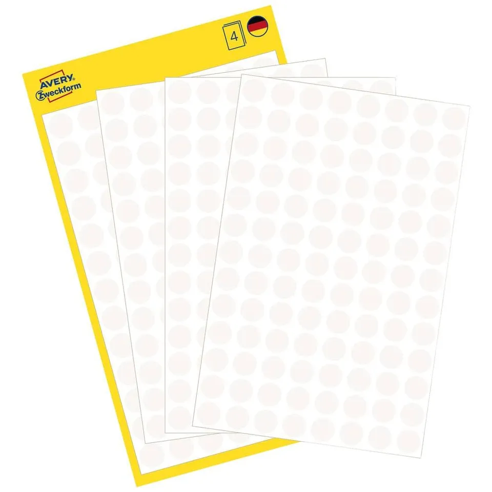 avery-zweckform-3175-markierungspunkte-8-mm-wei-416-st-ck image 1