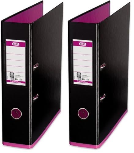 oxford-mycolour-ordner-a4-8-cm-breit-schwarz-pink image 6