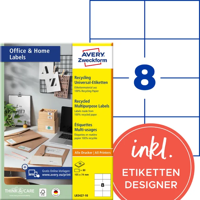 avery-zweckform-lr3427-10-recycling-etiketten-105x74-mm-naturwei-80-st-ck image 1