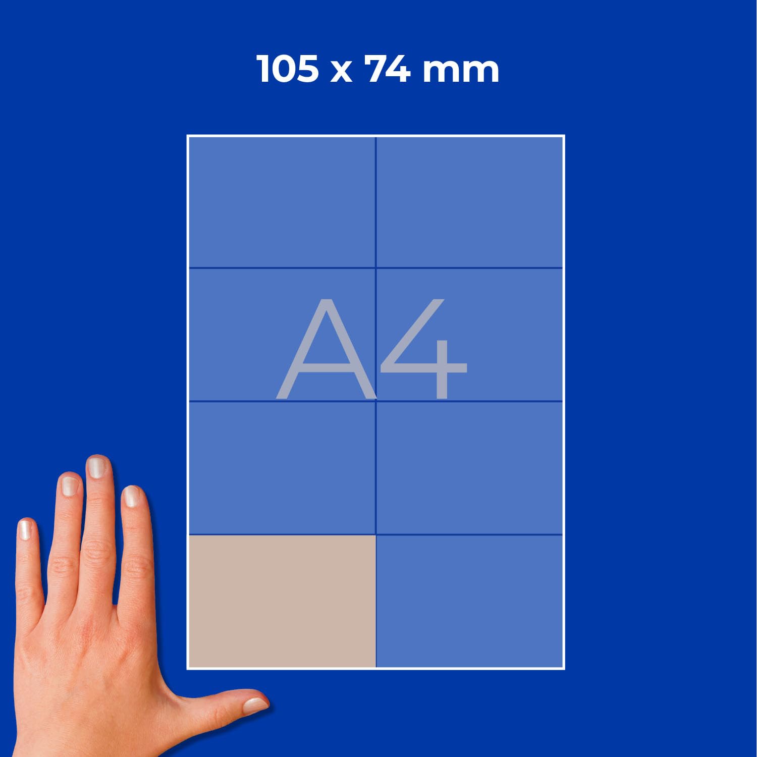 avery-zweckform-kraftpapier-etiketten-105x74-mm-80-recycling-aufkleber-naturbrau image 4