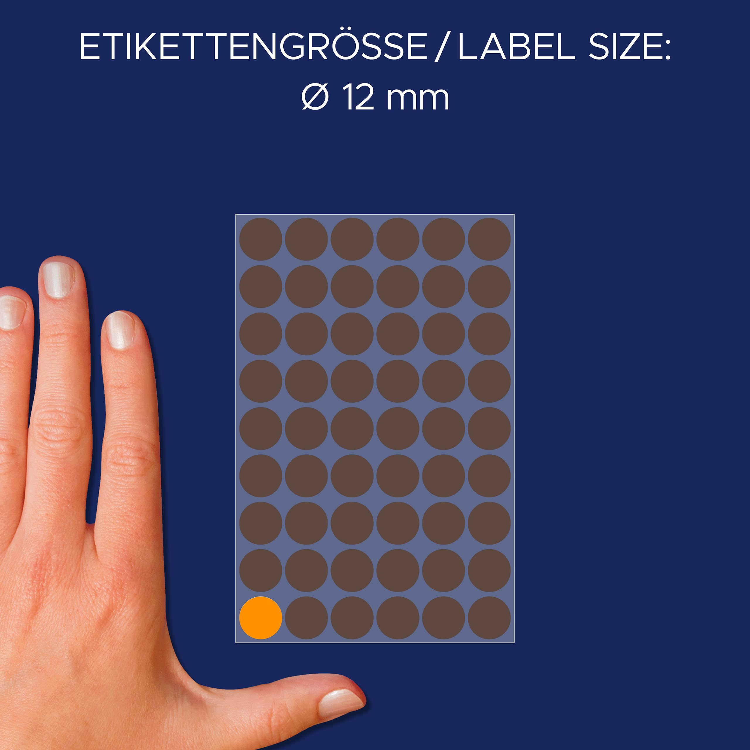 avery-zweckform-3148-markierungspunkte-12-mm-neonorange-270-st-ck image 3