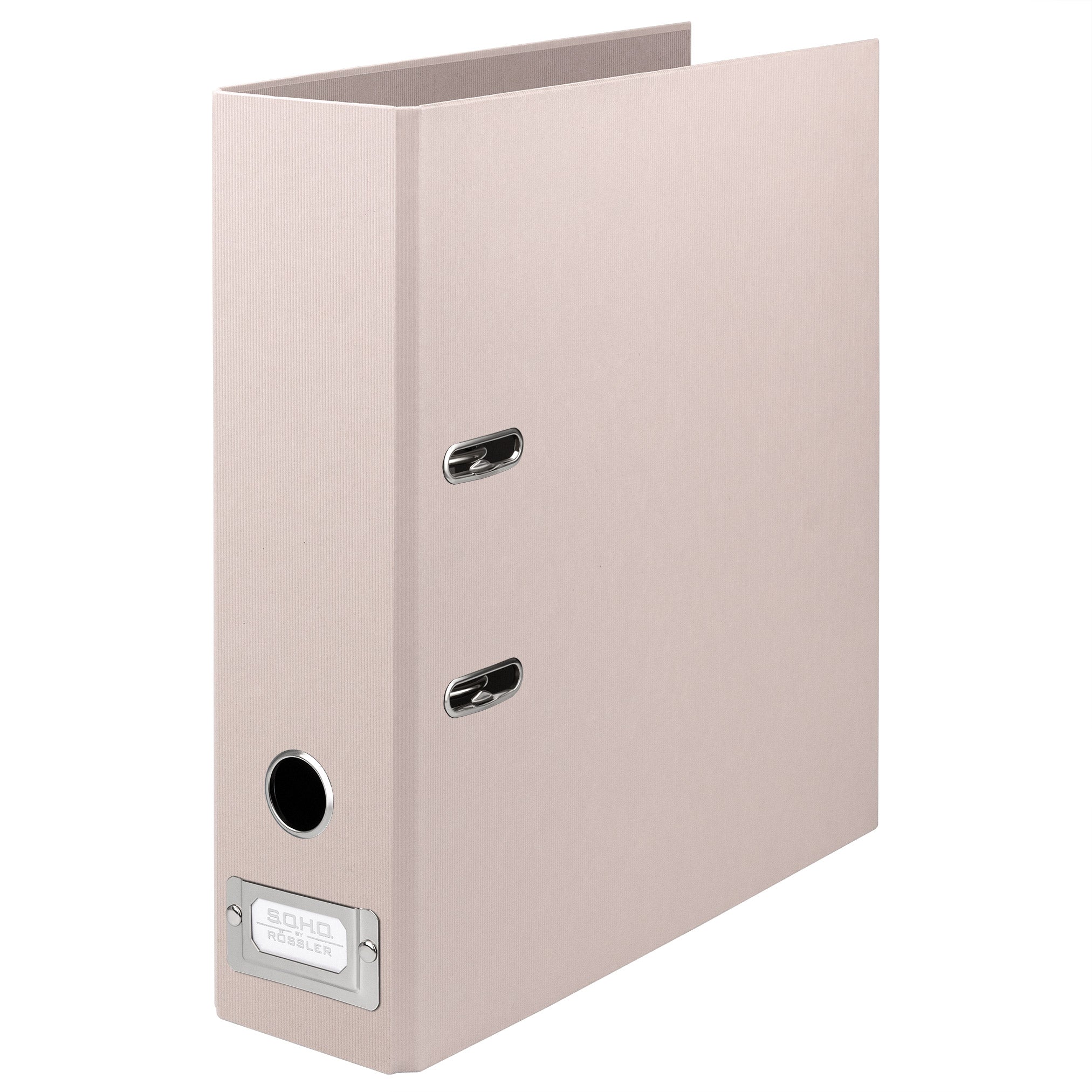 r-ssler-s-o-h-o-ordner-breit-a4-8cm-powder-rosa-mit-metall-r-ckenschild image 1
