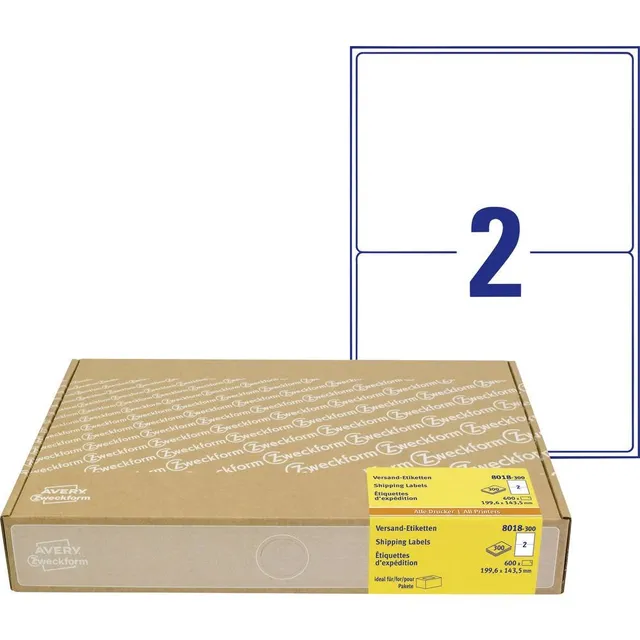 avery-zweckform-8018-versandetiketten-a5-199-6-x-143-5-mm-300-blatt image 1
