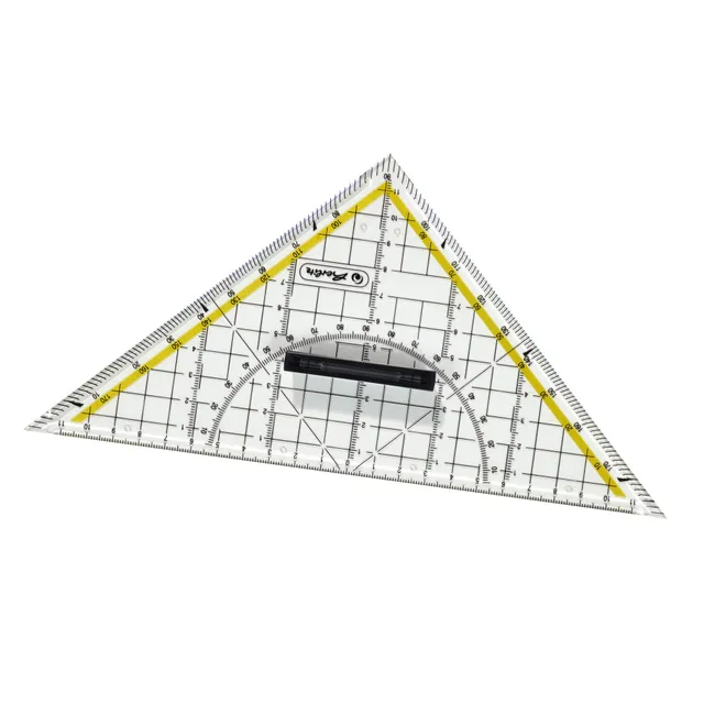 herlitz-geometrie-dreieck-25-cm-transparent image 1