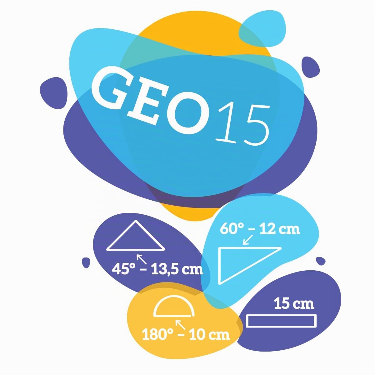 kores-geo15-mathematik-set-4-teilig-lineal-winkelmesser-zeichendreieck image 7